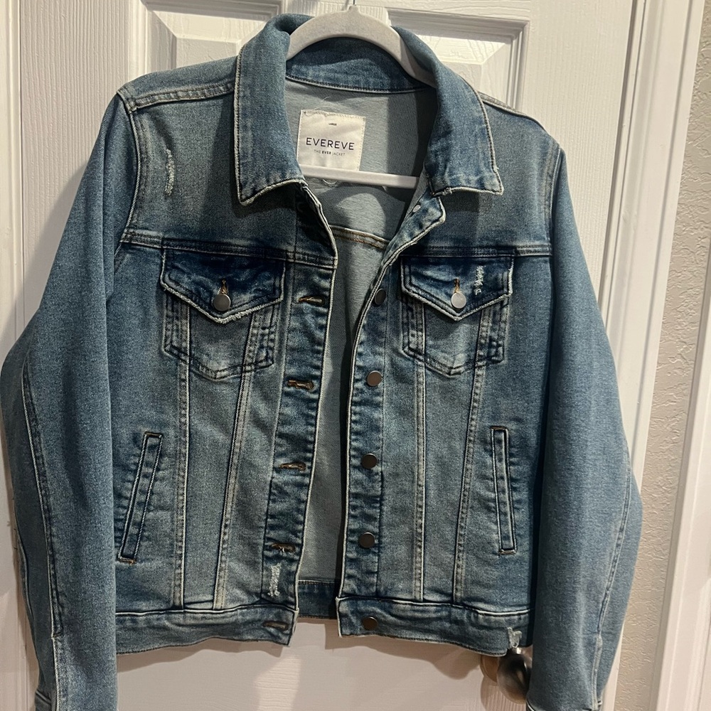 Evereve Light Blue Denim Jacket